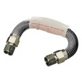 Flextron Gas Line Hose 5/8'' O.D. x 12'' Length with 3/4" FIP Fittings, Stainless Steel Flexible Connector FTGC-SS12-12O